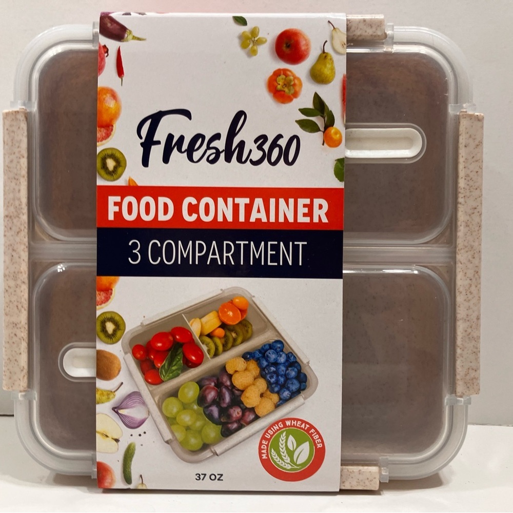 Fresh360 3-Compartment Food Container - Picture 7 of 9